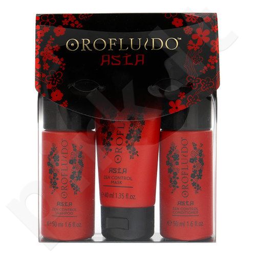 Orofluido Asia Zen, rinkinys šampūnas moterims, (šampūnas Asia Zen 50 ml + kondicionierius Asia Zen 50 ml + plaukų kaukė Asia Zen 40 ml)