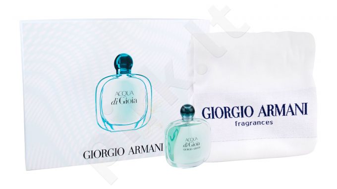 Giorgio Armani Acqua di Gioia, rinkinys kvapusis vanduo moterims, (EDP 100 ml + Towel)