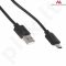 Maclean MCTV-831B USB Cable TYPE C - USB A-USB C 1m AM- AC