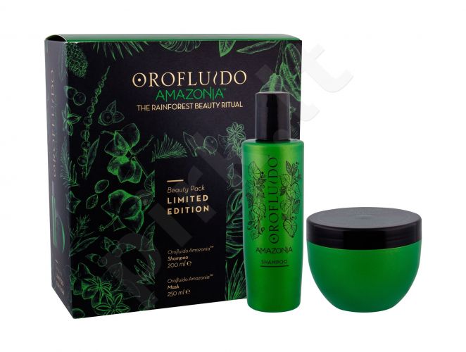 Orofluido Amazonia, rinkinys šampūnas moterims, (šampūnas 200 ml + plaukų kaukė 250 ml)