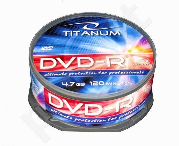DVD-R TITANUM [ cake box 25 | 4.7GB | 16x ]