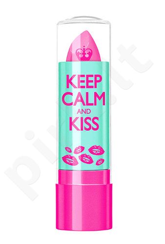 Rimmel London Keep Calm & Kiss, lūpų balzamas moterims, 3,8g, (020 Pink Blush)