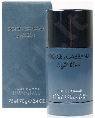 Dolce&Gabbana Light Blue Pour Homme, dezodorantas vyrams, 75ml