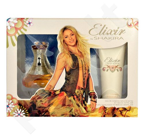 Shakira Elixir rinkinys moterims, (EDT 50ml + 100ml kūno losjonas)