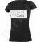 Marškinėliai Outhorn Message Tee Because W HOL17-TSD608 juoda