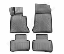 Guminiai kilimėliai 3D MERCEDES-BENZ GLK-Class X204 2014-2016, 4 pcs. /L46005G /gray