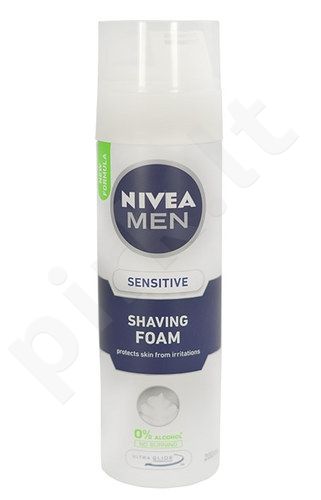 Nivea Men Sensitive, skutimosi putos vyrams, 200ml