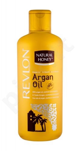 Revlon Natural Honey, Argan Oil, dušo želė moterims, 650ml