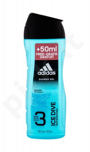 Adidas Ice Dive, dušo želė vyrams, 300ml