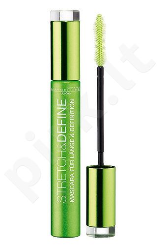 Maybelline blakstienų tušas Stretch & Define, kosmetika moterims, 6,5ml, (Brown)