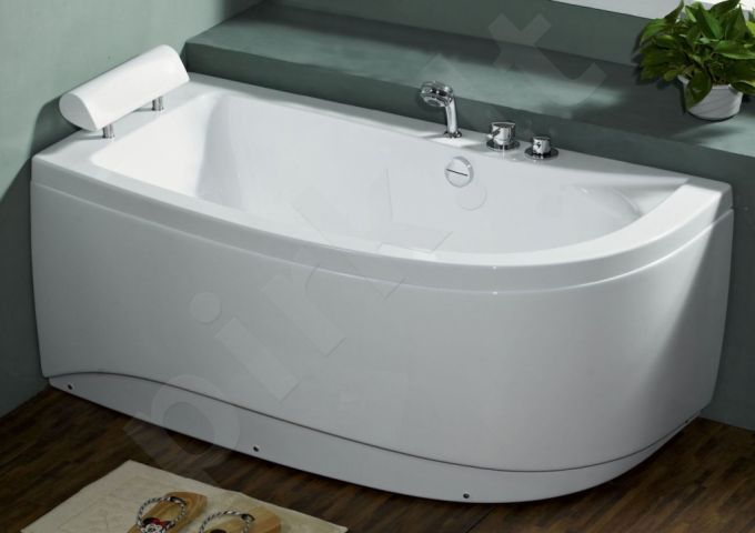 Akrilinė vonia B1680 kairinė be masažų (simple) 150cm