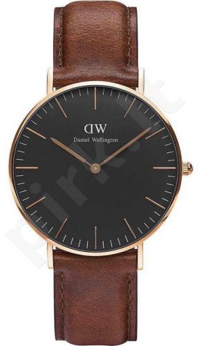 Laikrodis DANIEL WELLINGTON CLASSIC BLACK ST MAWES DW00100130