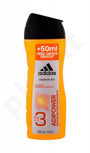 Adidas AdiPower, dušo želė vyrams, 300ml