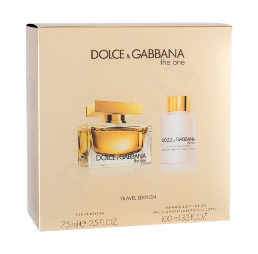 Dolce&Gabbana The One, rinkinys kvapusis vanduo moterims, (EDP 75 ml + kūno losjonas 100 ml)