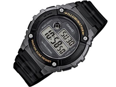 Casio Collection W-216H-1BVEF vyriškas laikrodis-chronometras - Pirk.lt  parduotuvė