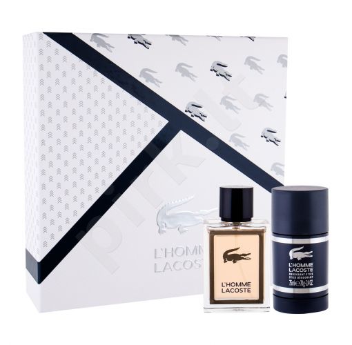 Lacoste L´Homme Lacoste, rinkinys tualetinis vanduo vyrams, (EDT 50 ml + pieštukinis dezodorantas 75 ml)