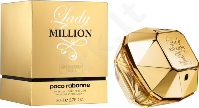Paco Rabanne Lady Million, tualetinis vanduo moterims, 80ml