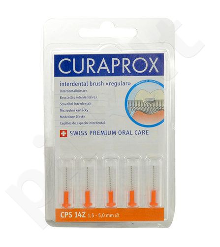 Curaprox CPS 14z Interdental Brush Regular, kosmetika moterims ir vyrams, 6pcs