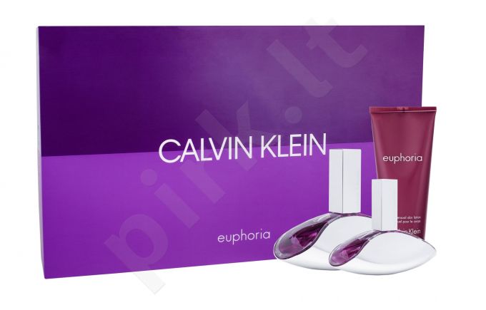Calvin Klein Euphoria, rinkinys kvapusis vanduo moterims, (EDP 100 ml + EDP 30 ml + kūno losjonas 100 ml)