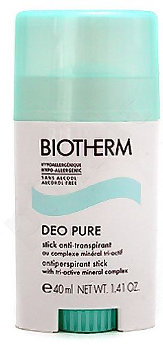 Biotherm Deo Pure, 24H, antiperspirantas moterims, 40ml