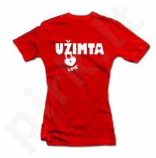 Moteriški marškinėliai "Užimta"