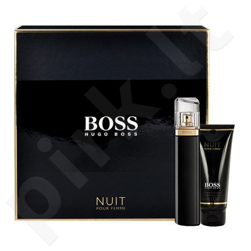HUGO BOSS Boss Nuit Pour Femme, rinkinys kvapusis vanduo moterims, (EDP 30ml + 100ml kūno losjonas)