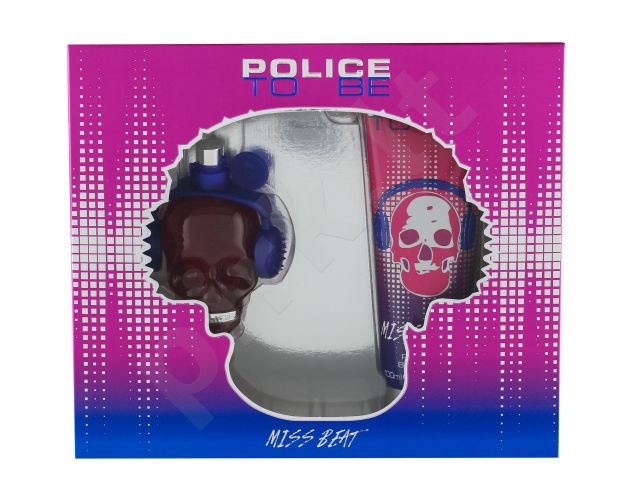 Police Miss Beat, To Be, rinkinys kvapusis vanduo moterims, (EDP 40 ml + kūno losjonas 100 ml)