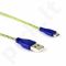 ART cable USB 2.0 Am/micro USBm blue-yellow braid 2m oem