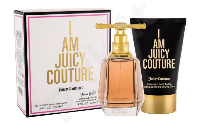 Juicy Couture I Am Juicy Couture, rinkinys kvapusis vanduo moterims, (EDP 100 ml + kūno losjonas 125 ml)