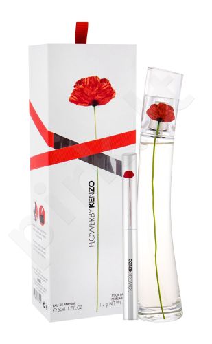 KENZO Flower By Kenzo, rinkinys kvapusis vanduo moterims, (EDP 50 ml + Stick Perfume 1,3 g)