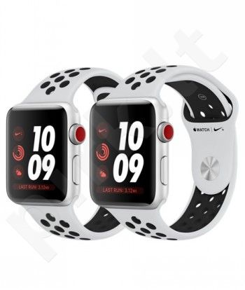 APPLE WATCH SER.3 NIKE+ 38MM, BAND PLATINUM BLACK