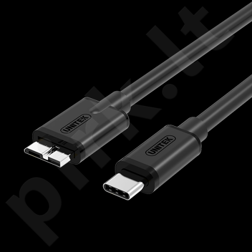 Unitek Kabelis USB tipas-C - microUSB 3.0, Y-C475BK