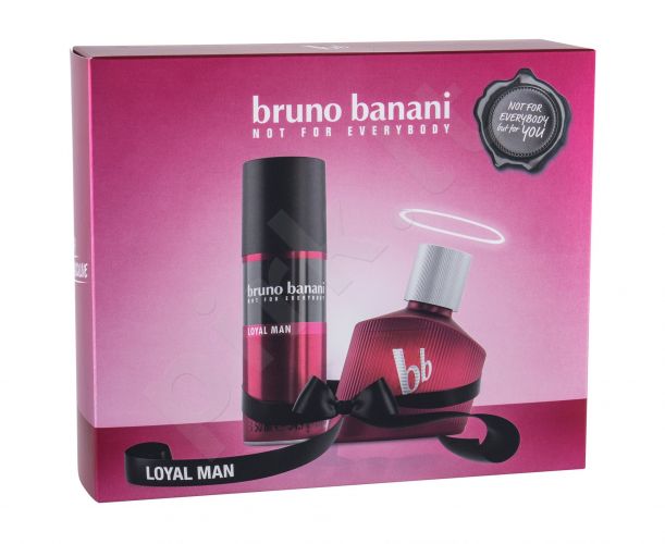 Bruno Banani Loyal Man, rinkinys kvapusis vanduo vyrams, (EDP 30 ml + dezodorantas 50 ml)
