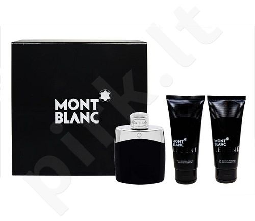 Montblanc Legend, rinkinys tualetinis vanduo vyrams, (EDT 100ml + 100ml losjonas po skutimosi + 100ml dušo želė)