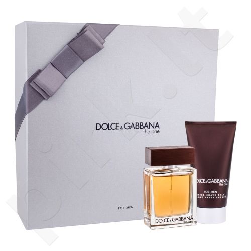 Dolce&Gabbana The One For Men, rinkinys tualetinis vanduo vyrams, (EDT 50ml + 75ml losjonas po skutimosi)