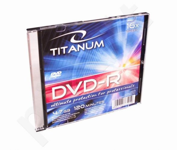 DVD-R TITANUM [ slim jewel case 1 | 4.7GB | 16x ]