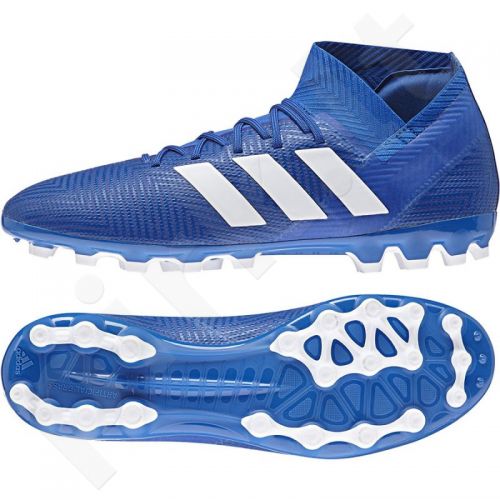 Bota adidas nemeziz 18.3 ag azul