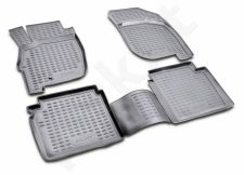 Guminiai kilimėliai 3D MITSUBISHI Galant 2004-2012, 4 pcs. /L48013G /gray