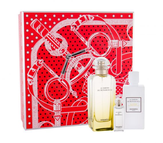 Hermes Le Jardin de Monsieur Li, rinkinys tualetinis vanduo moterims ir vyrams, (EDT 100 ml + kūno losjonas 80 ml + EDT 7,5 ml)