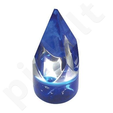 Piramidės formos markeris ruletei mėlynas