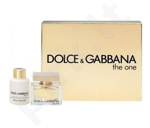 Dolce&Gabbana The One, rinkinys kvapusis vanduo moterims, (EDP 50ml + 100ml kūno losjonas)