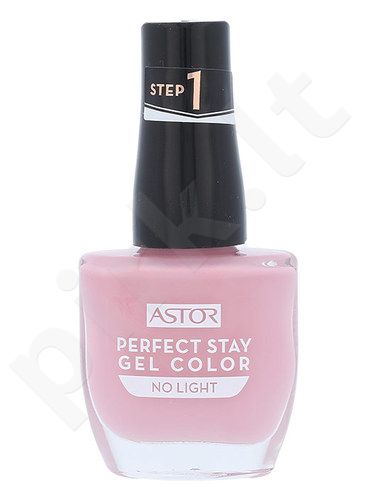 ASTOR Perfect Stay, Gel Color, nagų lakas moterims, 12ml, (004 Pink Sunset)