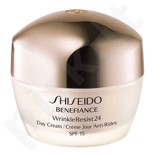 Shiseido Benefiance Wrinkle Resist 24, Day Cream SPF15, dieninis kremas moterims, 50ml [pažeista pakuotė]