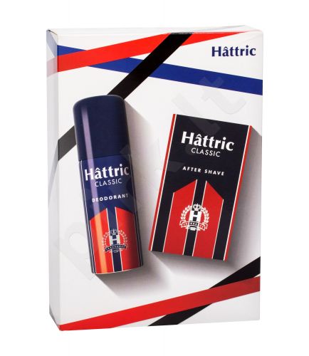 Hattric Classic, rinkinys dezodorantas vyrams, (dezodorantas 150 ml + losjonas po skutimosi 100 ml)