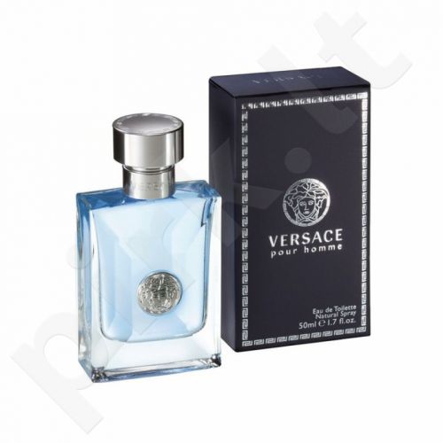 Versace Pour Homme, tualetinis vanduo vyrams, 50ml