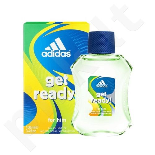 Adidas Get Ready! For Him, tualetinis vanduo vyrams, 100ml [pažeista pakuotė]