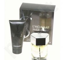 Yves Saint Laurent L´Homme, rinkinys tualetinis vanduo vyrams, (EDT 100ml + 100ml dušo želė)