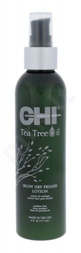 Farouk Systems CHI Tea Tree Oil, Blow Dry Primer Lotion, karštam plaukų formavimui moterims, 177ml