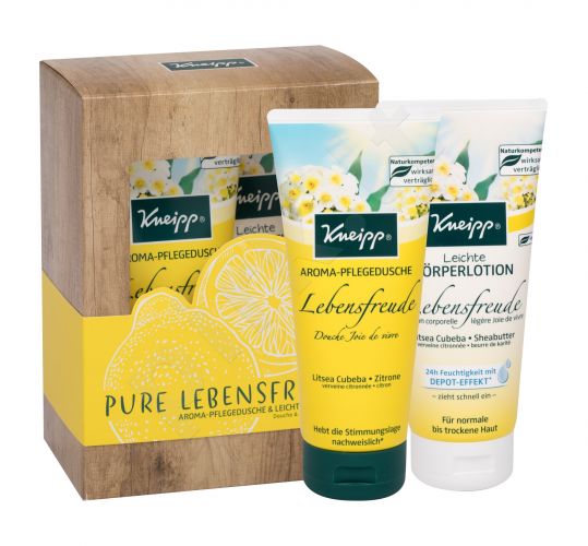 Kneipp Enjoy Life, Body Wash, rinkinys dušo želė moterims, (dušo želė 200 ml + kūno losjonas 200 ml)