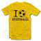 Marškinėliai "I love football"